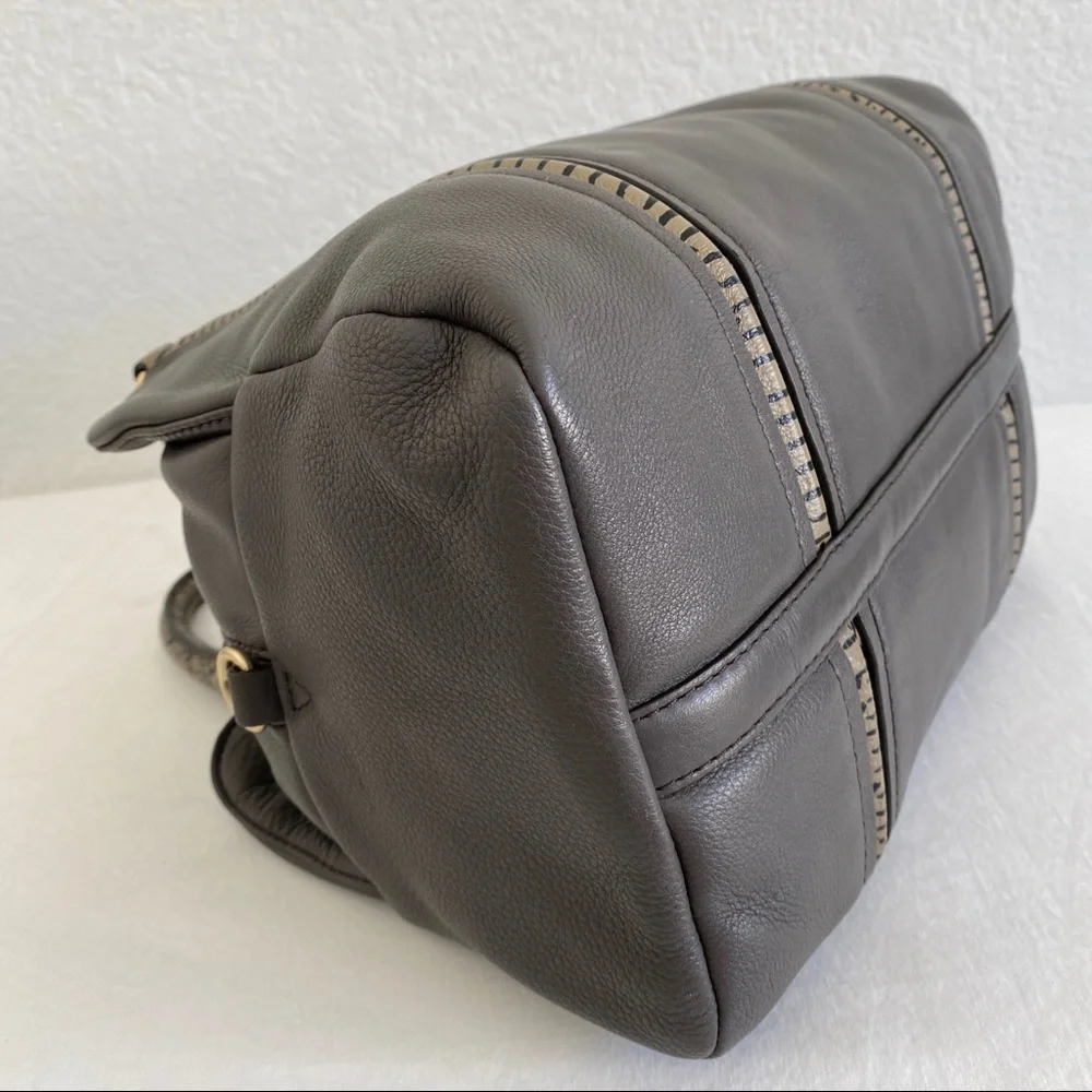 Marc by Marc Jacobs Q Snake Satchel gray Leather Bag
